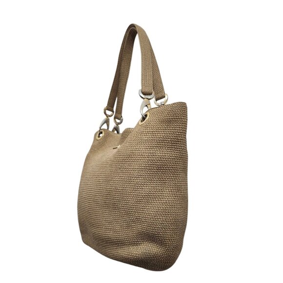 Eric Javits “Squishee” Tan Woven Tote Bag - Picture 6 of 14